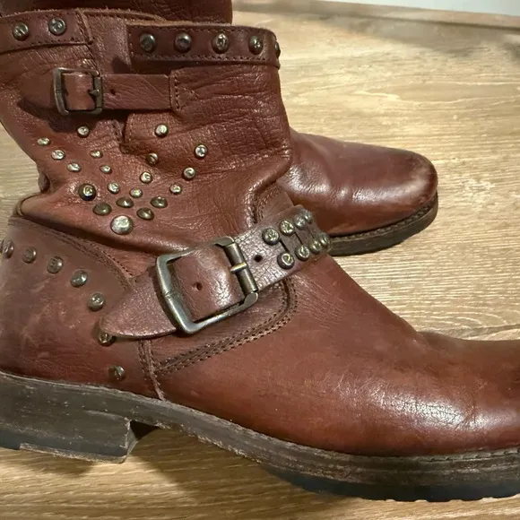 Frye Veronica Studded Moto Boot