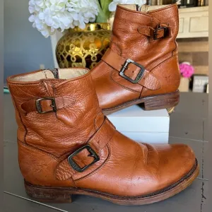 Frye Vicky Leather Booties Women’s Size 9