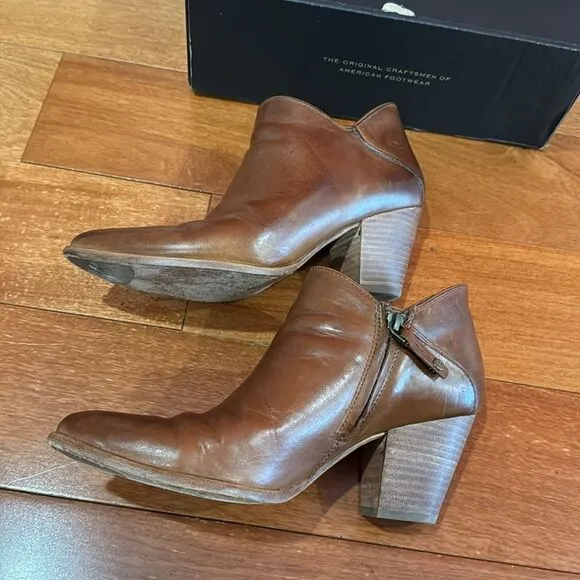 Frye Women's Reed Shootie Ankle Boot Caramel size 9