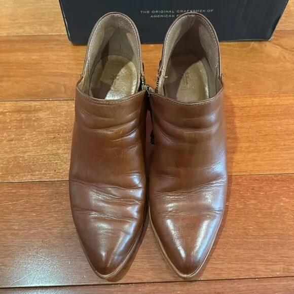 Frye Women's Reed Shootie Ankle Boot Caramel size 9