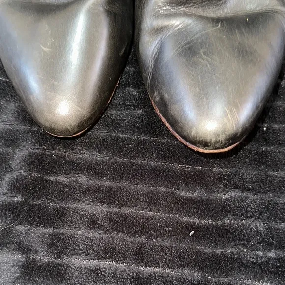 Frye Womens Size 7M Black Leather Sam Boots High Ankle Boots Bootie