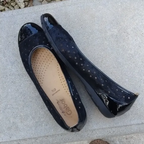Gabor 169 Dancin Women's Ballet Black size 9