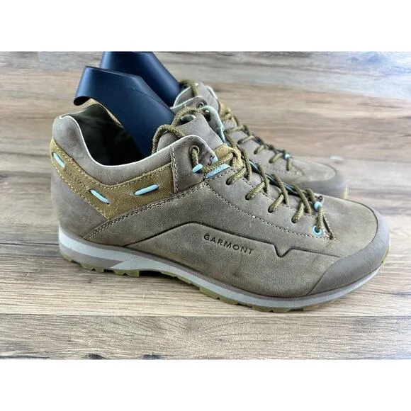 GARMONT MIGUASHA GTX Low Nubuck GTX Travel Hiking Shoes Beige/Lt blue Wo…