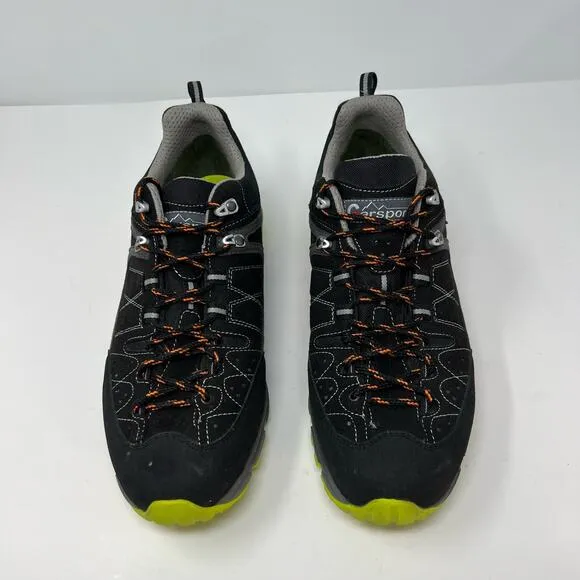 Garsport Hiking Shoes Men's Size 12 EU 44 Black and Gray Fast Hike Low Tex