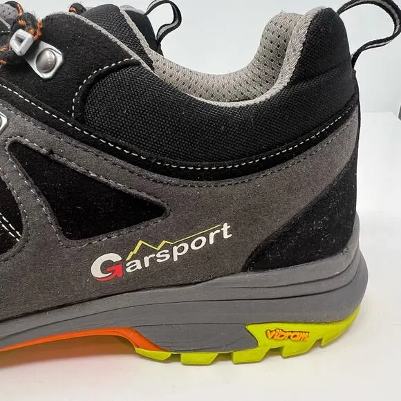 Garsport Hiking Shoes Men's Size 12 EU 44 Black and Gray Fast Hike Low Tex