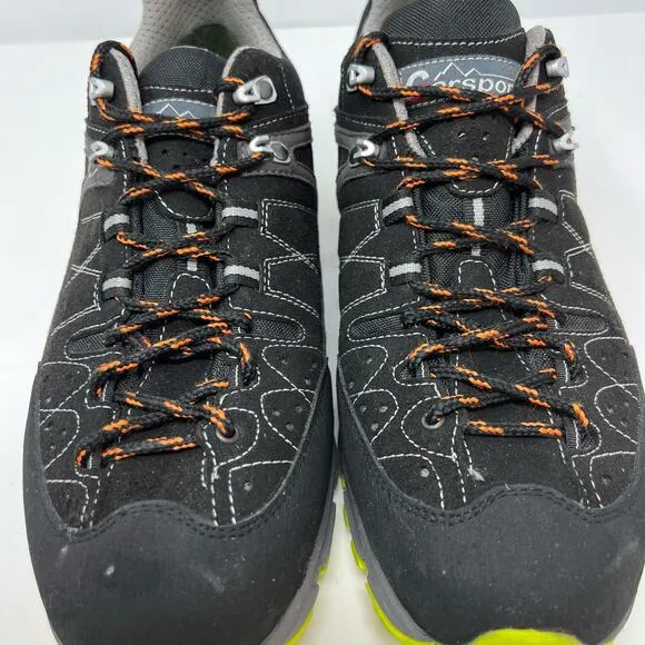 Garsport Hiking Shoes Men's Size 12 EU 44 Black and Gray Fast Hike Low Tex