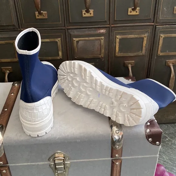 George J Love Italian Stretch Ankle Boots