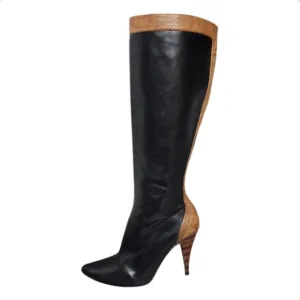 GEORGINA GOODMAN | Knee High Leather Boots in Size EU 40.5 / US 10