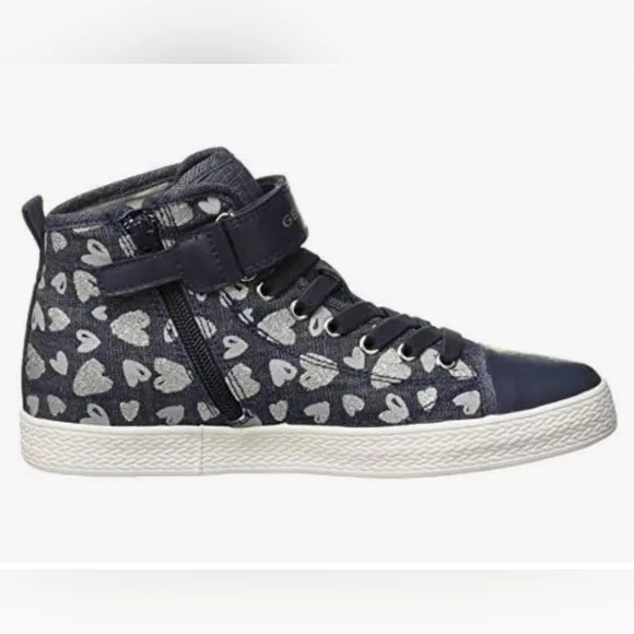 GEOX RESPIRA Hi-top little girls shoes size 1