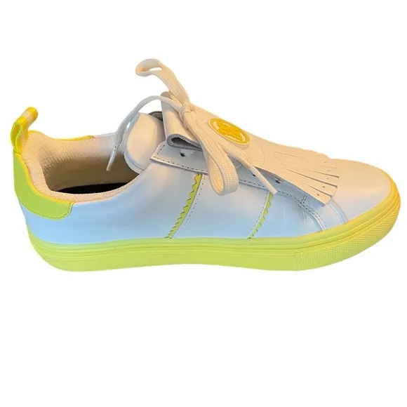 G/FORE Women's Contrast Accent Kiltie Durf Golf Shoes in White Size 8.5 ($225)