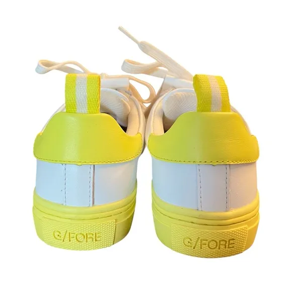 G/FORE Women's Contrast Accent Kiltie Durf Golf Shoes in White Size 8.5 ($225)