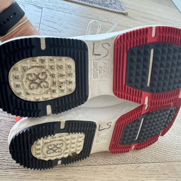 G/FORE Womens Contrast Accent MG4  Golf Shoes - Poppy Size 10.5