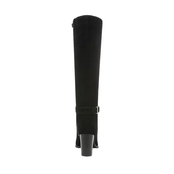 Giani Bernini Women's Lennoxx Memory Foam Tall Heeled Boots Black Size 6 1/2