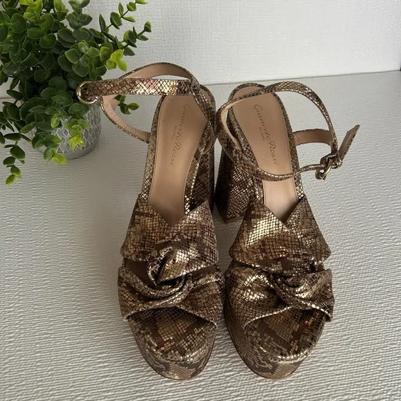 GIANVITO ROSSIZandra - Suede sandals with python print