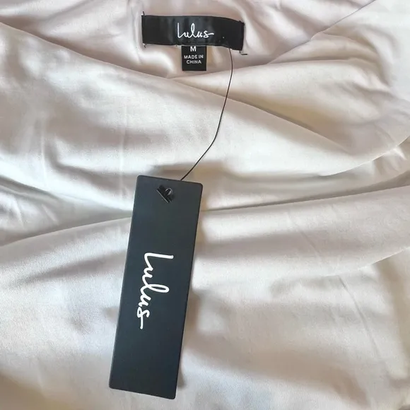 Gift of Love White and Silver Backless Long Sleeve Mini Dress