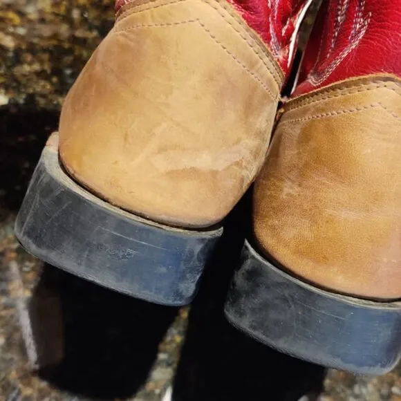 Girls Cowgirl Boots, Size 10