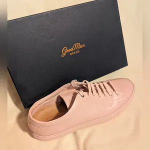 GOOD MAN BRAND Pink Italian Leather Sneakers Men's 12
