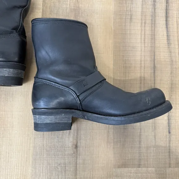 Goodyear Welted Nana Industrial Black Motorcycle Boots Men's Size 8M (see below)