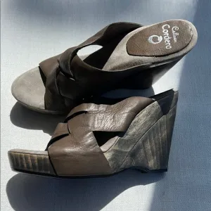 Gorgeously designed by Calleen Cordero, wedge neutral and comfortable sandals