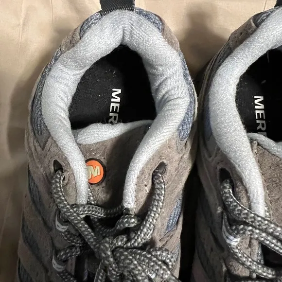 Gray and Blue Hiking Shoes