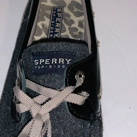 Grey Sperry Bahama topsiders size 7