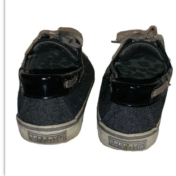 Grey Sperry Bahama topsiders size 7