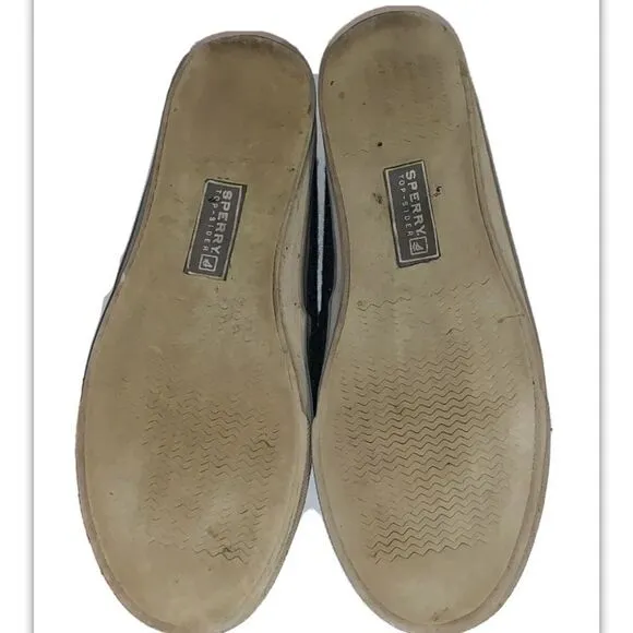 Grey Sperry Bahama topsiders size 7