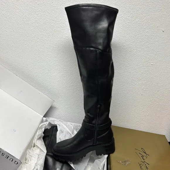 Guess Women's Frazer Stretch Over The Knee Boots