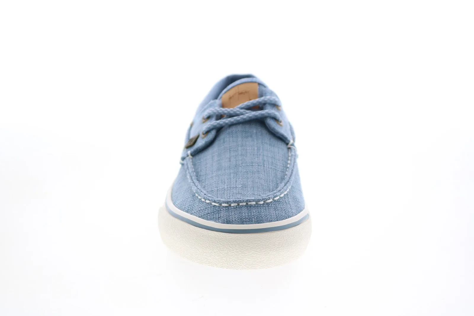 Guy Harvey Gulf Linen GHWGULFT-436 Womens Blue Loafers & Slip ons Boat Shoes