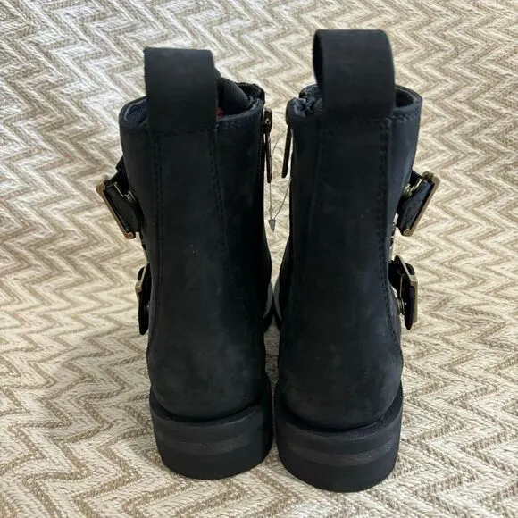 Harley Davidson Barlyn Black Leather Motorcycle Boots