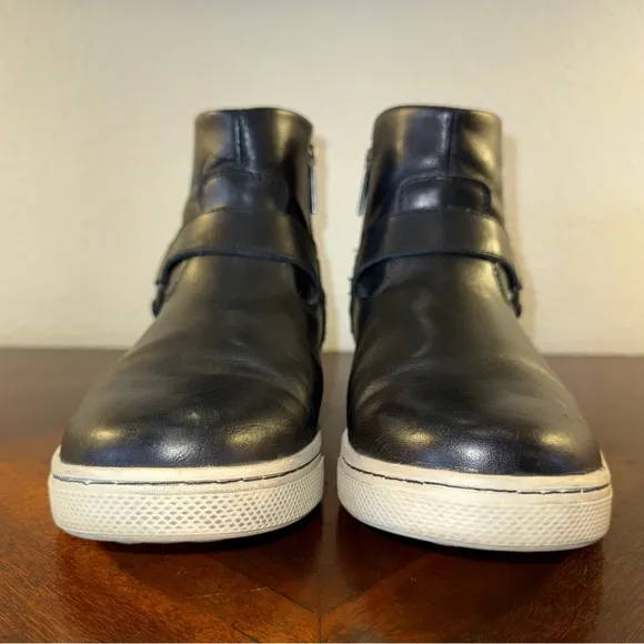 Harley-Davidson Bateman Harness D84707 Womens Black Leather Motorcycle Boots 8.5