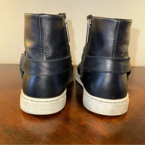 Harley-Davidson Bateman Harness D84707 Womens Black Leather Motorcycle Boots 8.5