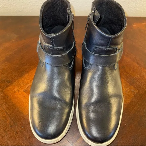 Harley-Davidson Bateman Harness D84707 Womens Black Leather Motorcycle Boots 8.5