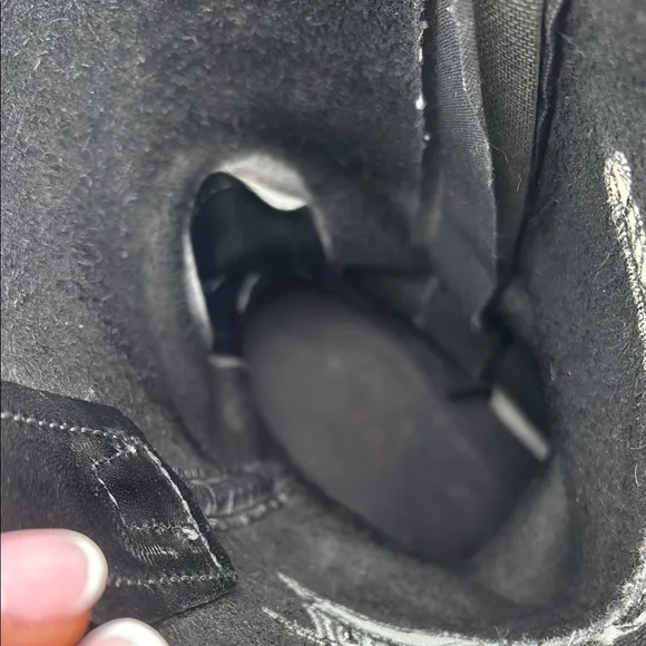 Harley-Davidson Black Motorcycle Boots Square Toe Zipper