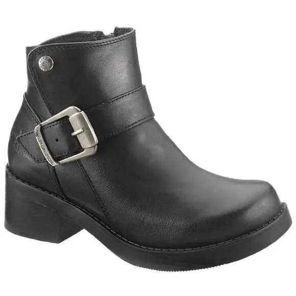 Harley Davidson Boots Womens 9 Khari Motorcycle Riding Black Leather D84180 New