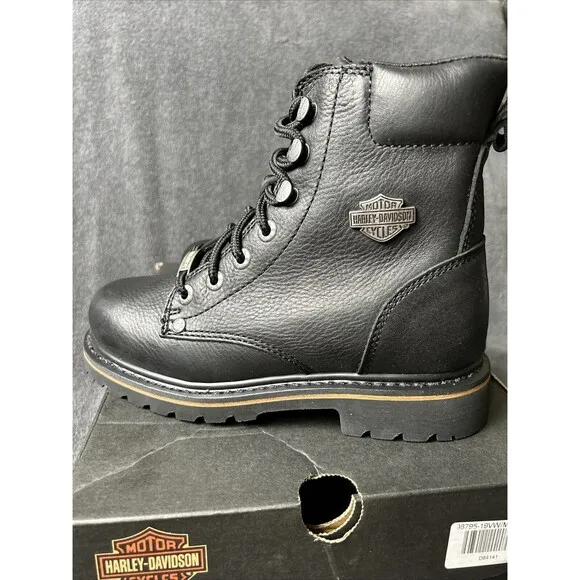 Harley Davidson Boots Women’s Size 6 Black Leather Riding Motorcycle NWT