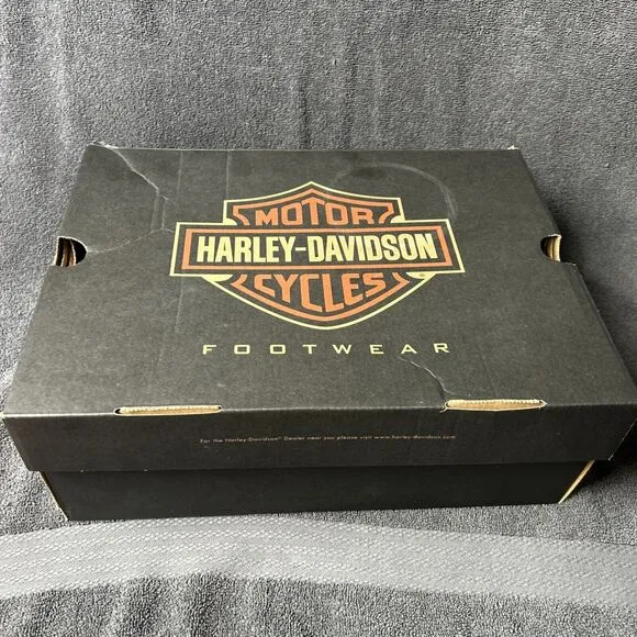Harley Davidson Boots Women’s Size 6 Black Leather Riding Motorcycle NWT