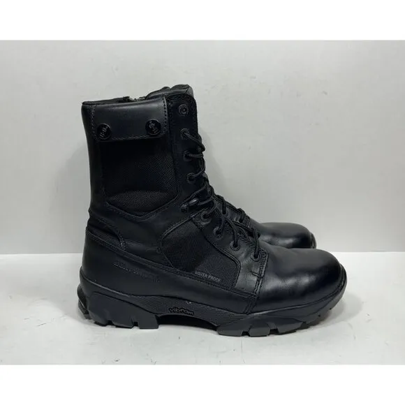 Harley Davidson Britford Motorcycle Boots Side-Zip Waterproof Men’s Size 10 M