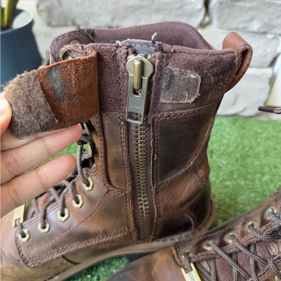 Harley-Davidson Brown Logger Style Motorcycle Riding Men’s Boots
