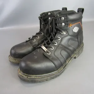 Harley Davidson Chad St Motorcycle Boots Men's Size 13 Leather Biker D93176
