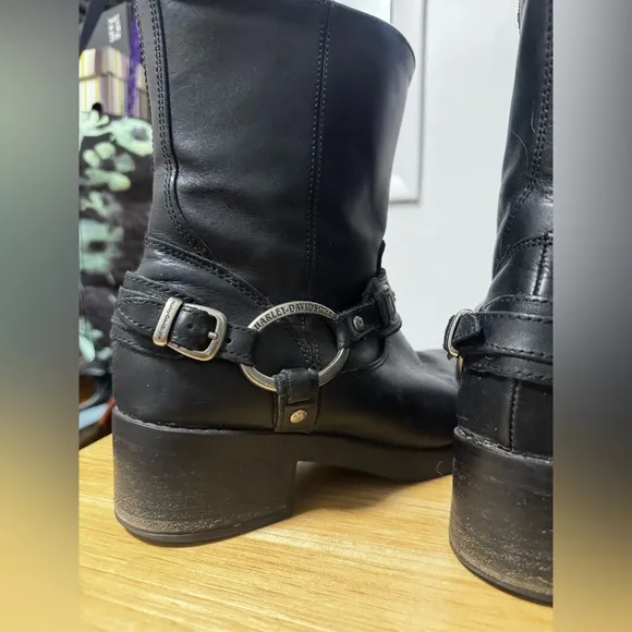 Harley-Davidson CHRISTA Motorcycle Boot Size 8 1/2