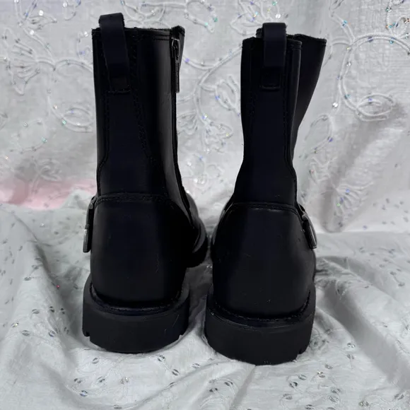Harley Davidson Flagstone Leather Motorcycle Boots Men’s 9