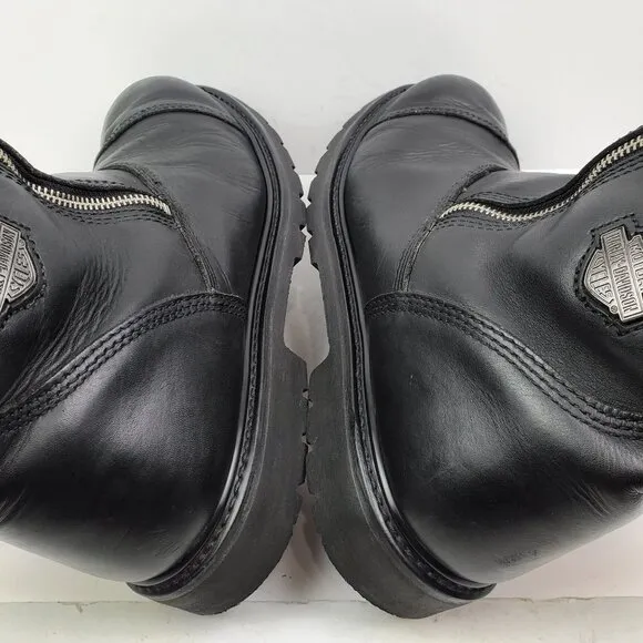 Harley Davidson Interstate Boots Riding Motorcycle Leather Twin Zip 91840 Men 14