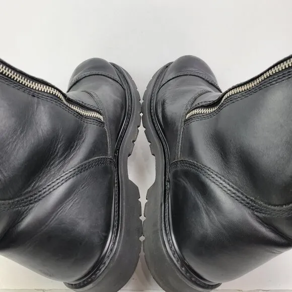 Harley Davidson Interstate Boots Riding Motorcycle Leather Twin Zip 91840 Men 14