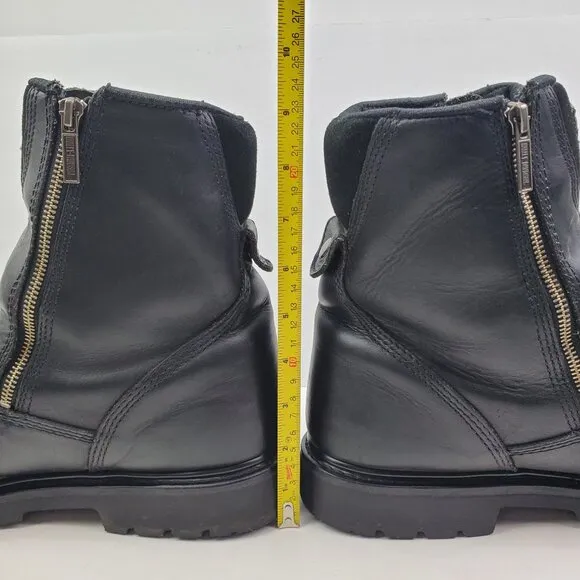 Harley Davidson Interstate Boots Riding Motorcycle Leather Twin Zip 91840 Men 14