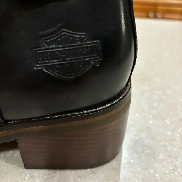 Harley Davidson Jonetta Women's 9M Leather Lightweight Motorcycle Riding Boots