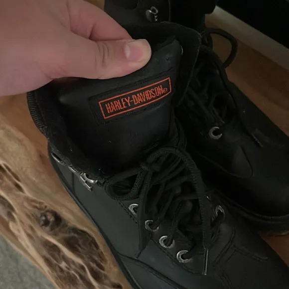 Harley Davidson Leather Motorcycle Boots