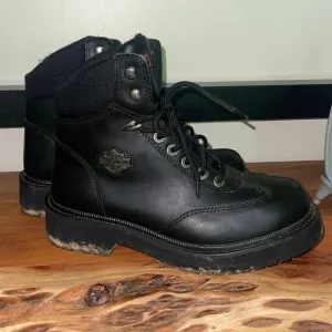 Harley Davidson Leather Motorcycle Boots