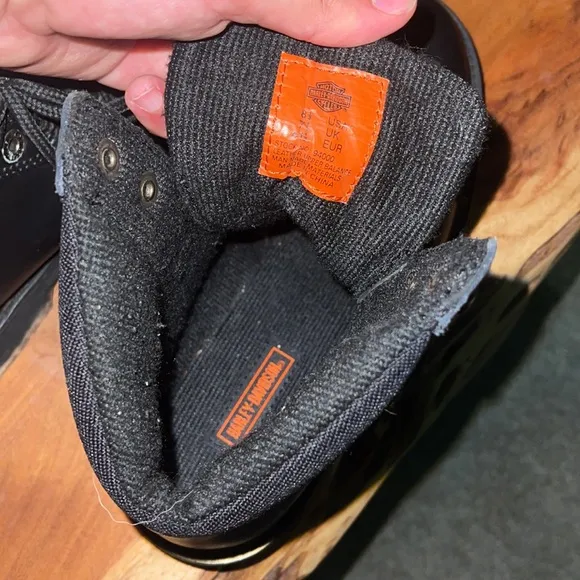 Harley Davidson Leather Motorcycle Boots