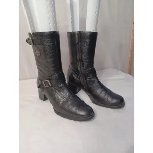 HARLEY DAVIDSON Leather women's boots
